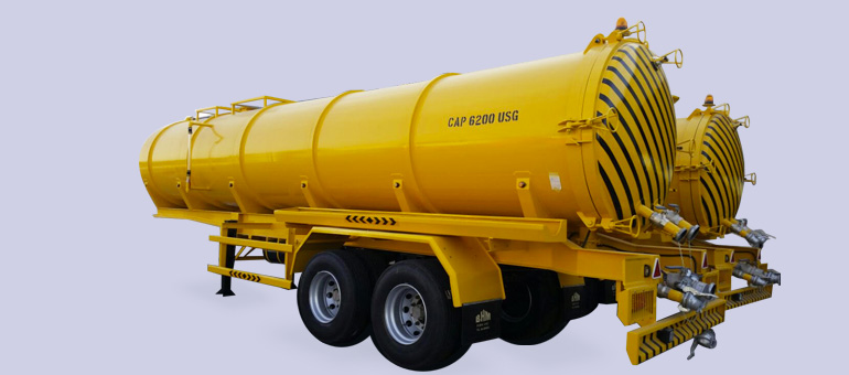 Vacuum Tanker Trailers